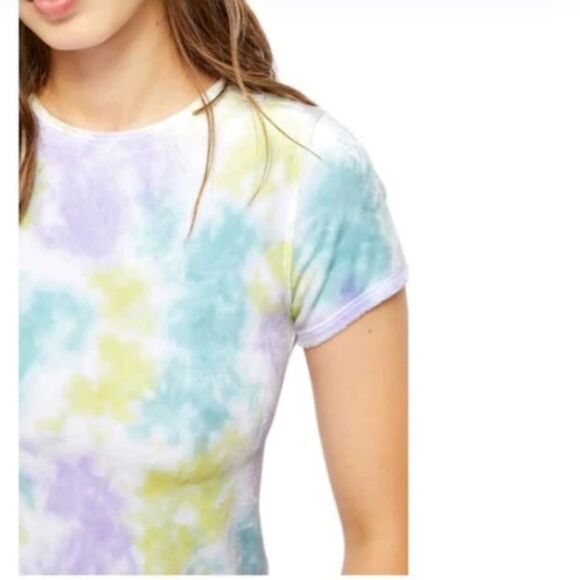 NWT Free People Bright Eyes Cloud Combo Tee Small - Picture 4 of 10